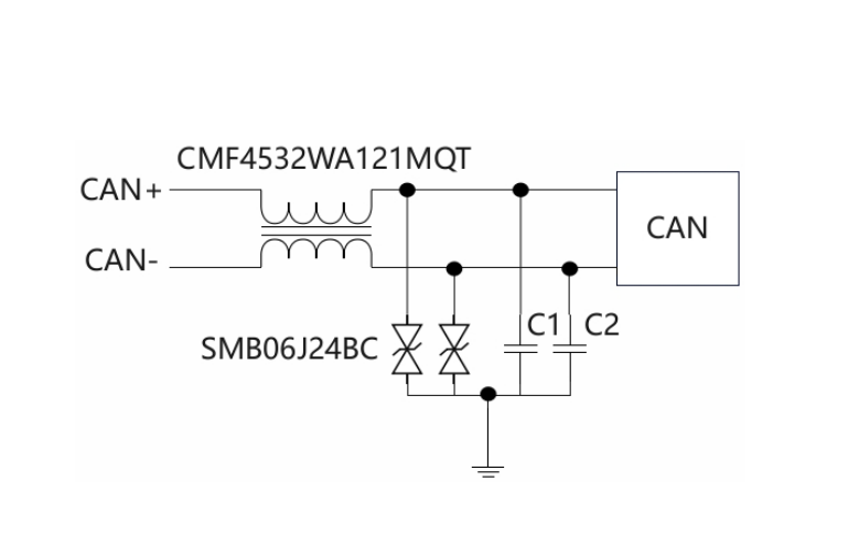 TVS管在CAN总线接口车载防护应用中的关键作用与选型指南
